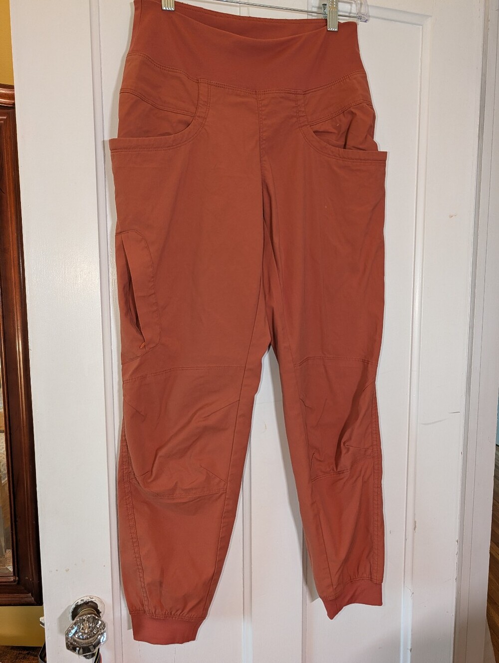 Prana, Kanab Midrise jogger, Women's Small, Orange-ish